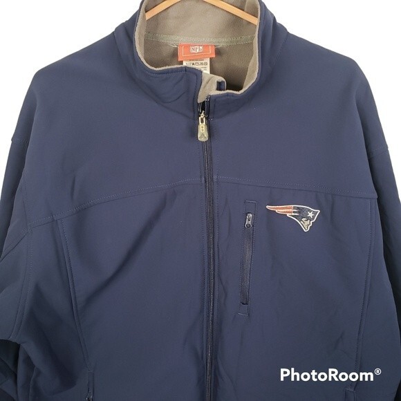 NFL New England Patriots Mens Full Front Zip Jacket Size XXL - Picture 5 of 7